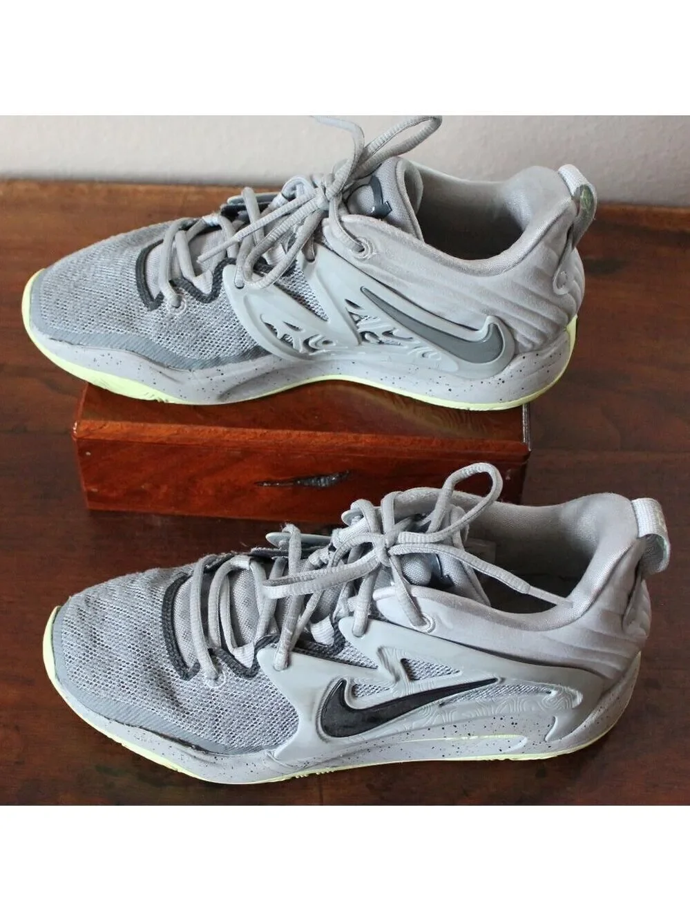 Nike Men's KD 15 TB Basketball Shoes Wolf Gray D09826 Size 8